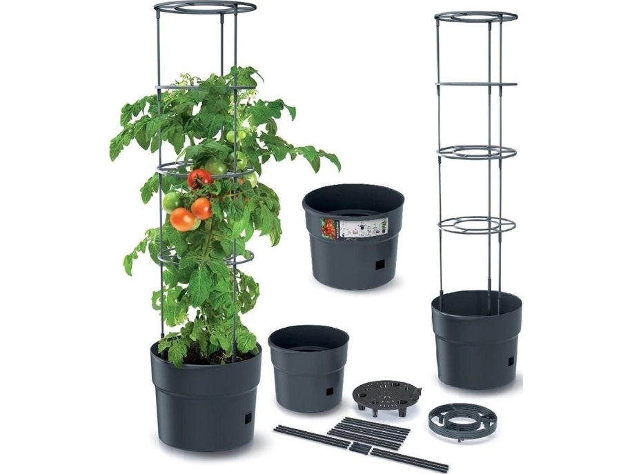 PROSPERPLAST kruka Tomato Grower 18L - antracit | Trädgården - Trädgårdstillbehör - Krukor & Kannor | GameStuff