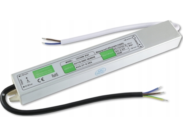 ECOLIGHT2 LED-indkapslet strømforsyning Ecolight EC79608 IP67 30W 12V
