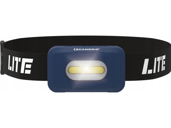 Galvos lempa Scangrip HEAD LITE S, 140 lm, 2 x AAA, IP30 | Belysning - Annan belysning - Ficklampa | GameStuff