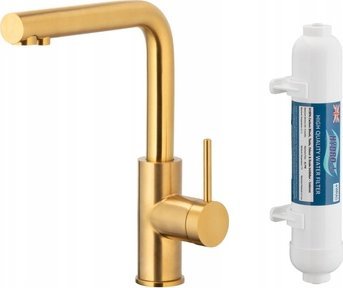 Køkkenbatteri KFA DUERO PURE BASIC med vandfiltrering + hydrofilter, brushed gold