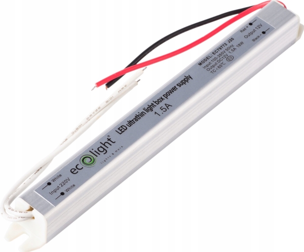 ECOLIGHT2 Eco Light EC79772 møbelstrømforsyning 18W hvid