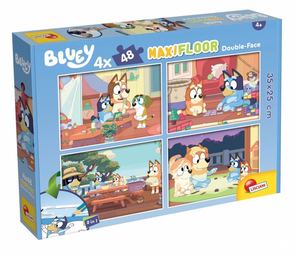 Lisciani Bluey Bodenpuzzle Df Maxi 4 X 48