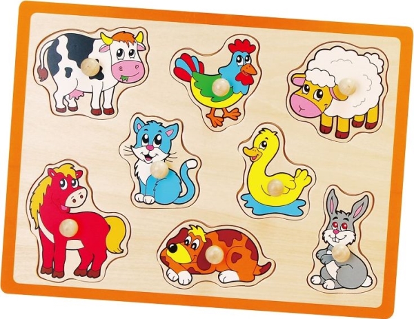 Holzpuzzle Bauernhof Viga Toys