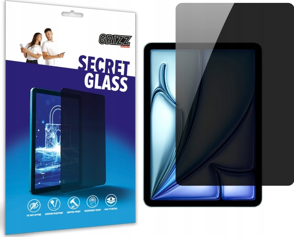 Grizzglass Privacy Glass Grizzglass Secretglass Für Apple Ipad Air 11" 2024 (6. Generation)