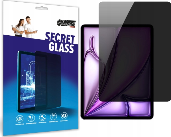Grizzglass Privacy Glass Grizzglass Secretglass Für Apple Ipad Air 13" 2024 (6. Generation)
