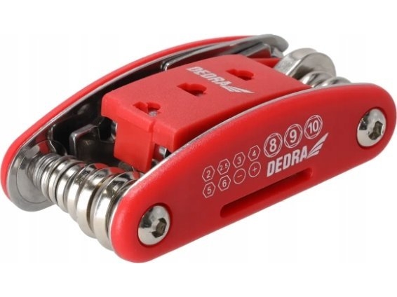 Dedra Multiværktøj til cykelreparation 15stk, CRV