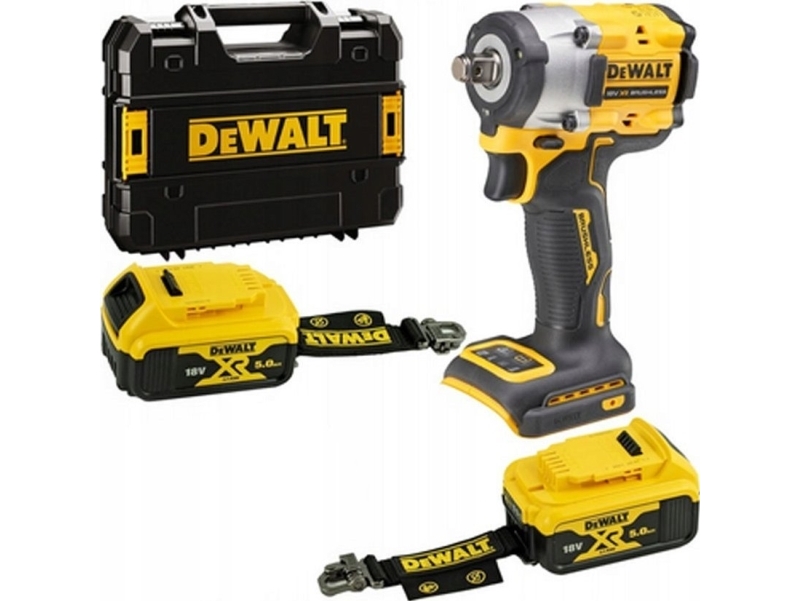 DEWALT slagskruvdragare 1/2 18V DCF921P2LRT 406Nm 2x5,0Ah, utan laddare, LANYARD READY, TSTAK | Elverktyg - Prof. Akku verktyg - Mutterdragare | GameStuff