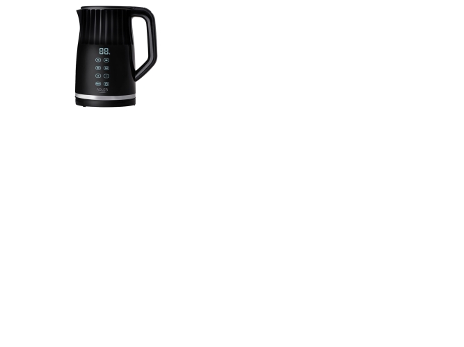 Adler Ad 1350 1.7L Temperaturgesteuerter Led-Wasserkocher Schwarz (Ad 1350)