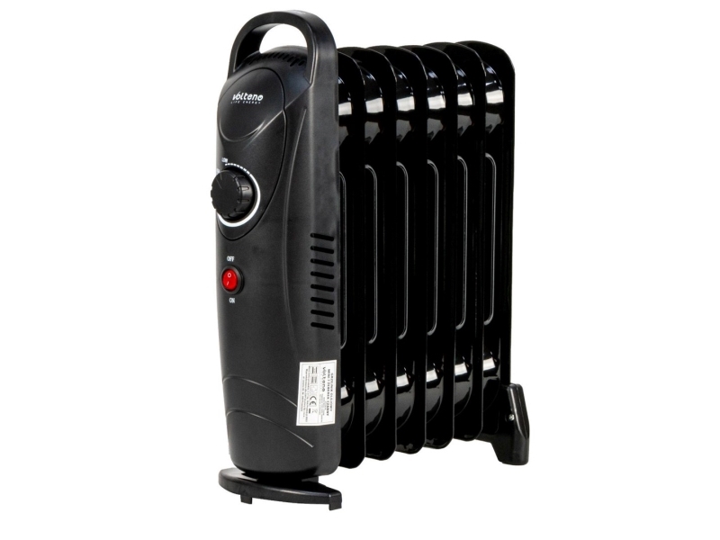 Volteno Ölradiator 7-Rippen 700W Schwarz