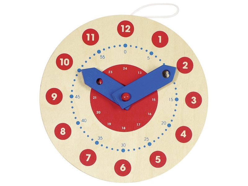 Legeur: Lær klokken fra Goki i træ.