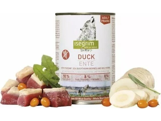 Isegrim Isegrim Hundenassfutter Ente 400G