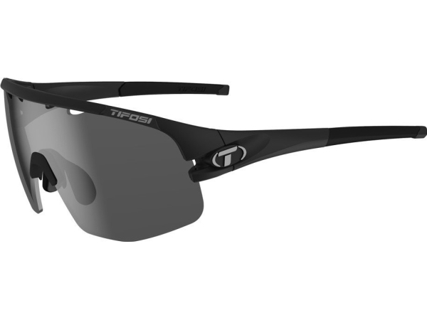 TIFOSI SLEDGE LITE sportglasögon matt svart (3 glas: Smoke, AC Red, Clear) | Cykling - Kläder - Cykelglasögon | GameStuff