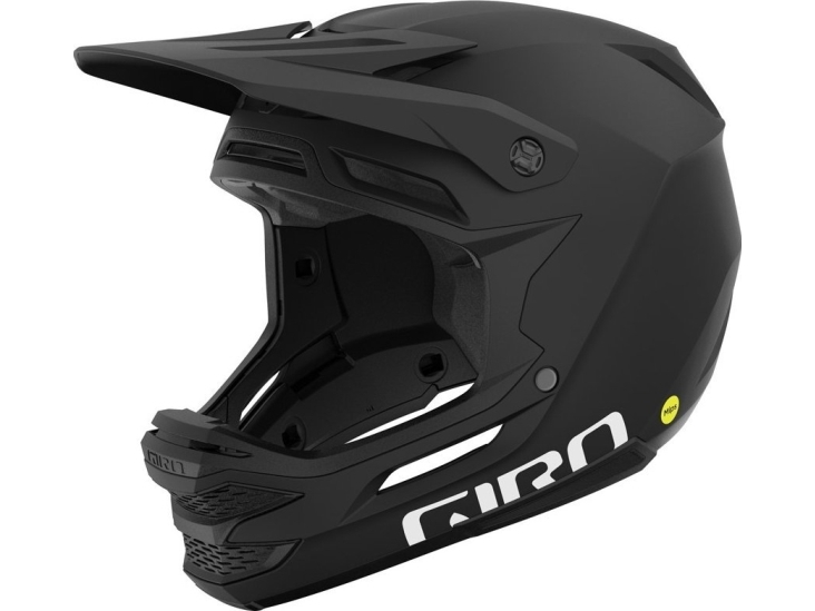 Giro Full Face Helmet Giro Insurgent Spherical Mips Helmet Størrelse: M/L (55-59Cm), Vælg Farve: Matte Black Gloss Black
