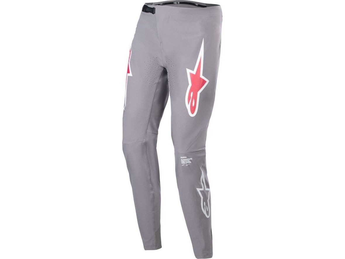 Alpinestars-bukser ALPINESTARS A-SUPRA RACE PANTS, mørkegrå Størrelse: 34