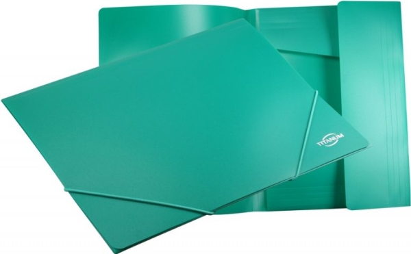 Titanum mapp med elastiskt band A4 (TGg4GR) | Arkivering - Elastikmappar & Chartekker - Sortering mappar | GameStuff