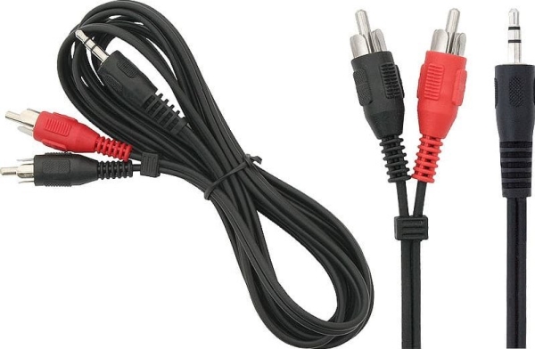 Stromkabel Blow 4336# Anschluss Wt.3,5St-2Xwt.Rca 1,8M