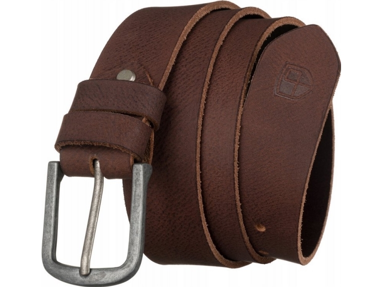 Peterson bredt herrebælte i læder med klassisk spænde - Peterson bæltelængde 90