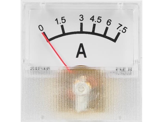 Blow 51-507# Miernik analog.amper.kw.mini 7.5a+boczni