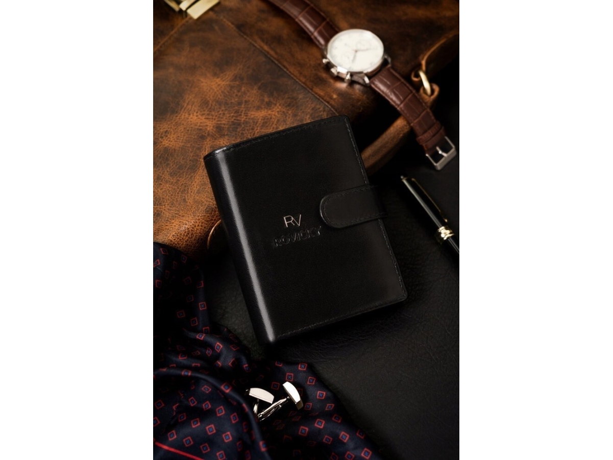 Rovicky læderpung til mænd med RFID-system - Rovicky NoSize