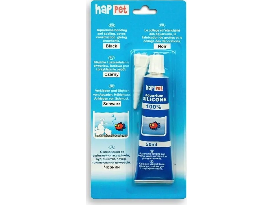Happet Silikon Schwarz 50 Ml