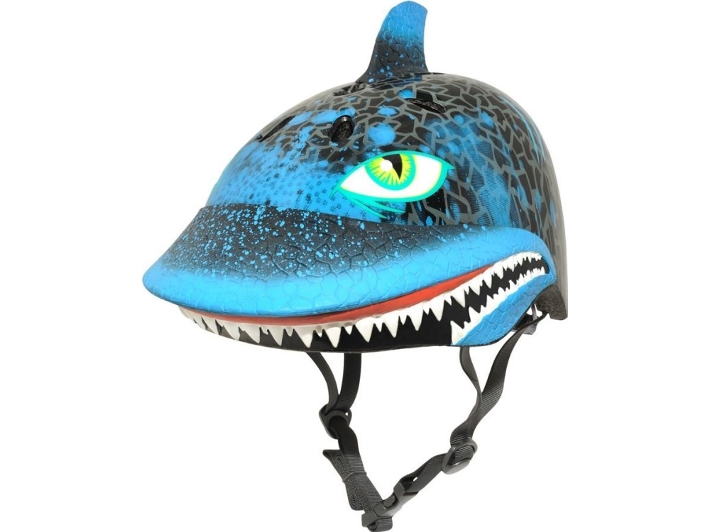 C-PREME juniorcykelhjelm C-PREME SHARK ATTAX black str. S CHILD (50–54 cm) 5+ (NY)