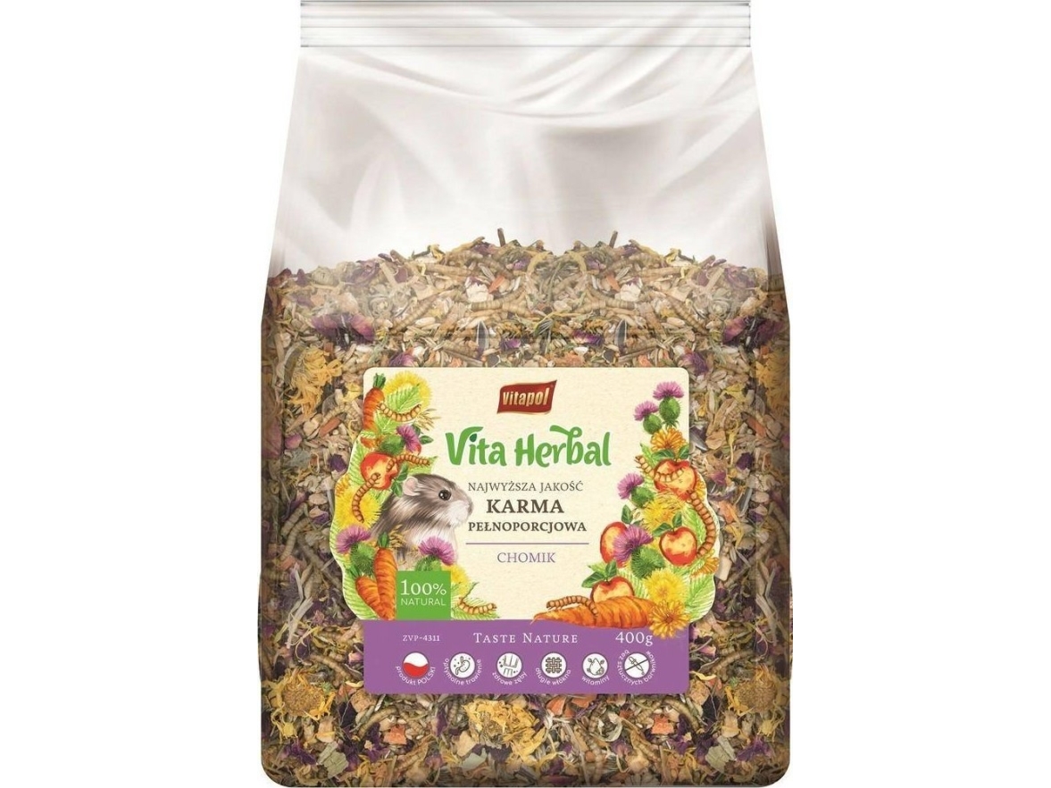 Vitapol herbal foder til hamster 500g