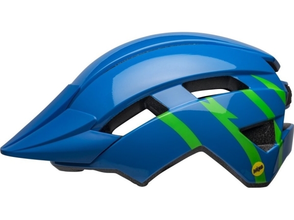 BELL barnhjälm BELL SIDETRACK II MIPS, hjälmstorlek: universell (47-54 cm) - Strike Gloss Blue Green | Utomhusleksaker - Gå / Löpande fordon - Hjälmar | GameStuff