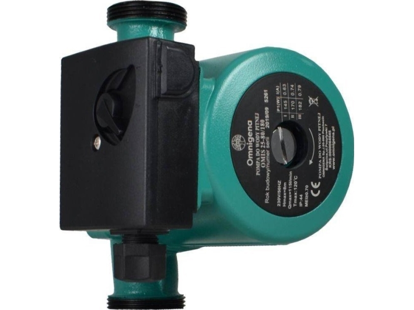 Omnigena cirkulationspump OMIS 25-80/180 med skruvar OMNIGENA | N - A | GameStuff