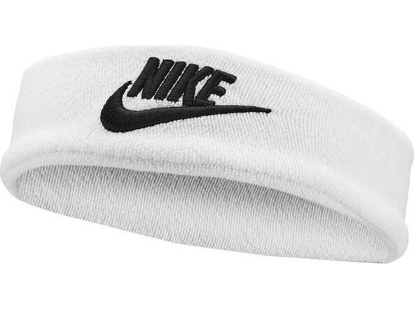 Nike hårbånd Classic Terry hvid N1008665101OS
