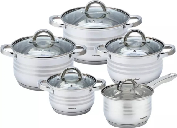 Klausberg Kochtopf-Set 10-Teilig Klausberg Kb-7697