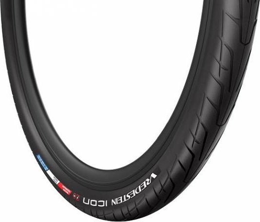 Vredestein E-Bike Reifen Icon, 28X2.20 (55-622), Draht, Tpi55, Pannenschutz-Einlage, Schwarz + Reflex (Neu)