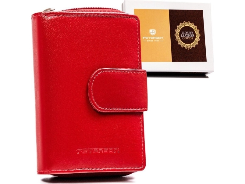 Peterson Naisten luonnonnahkainen lompakko - Peterson NoSize - Peterson NoSize