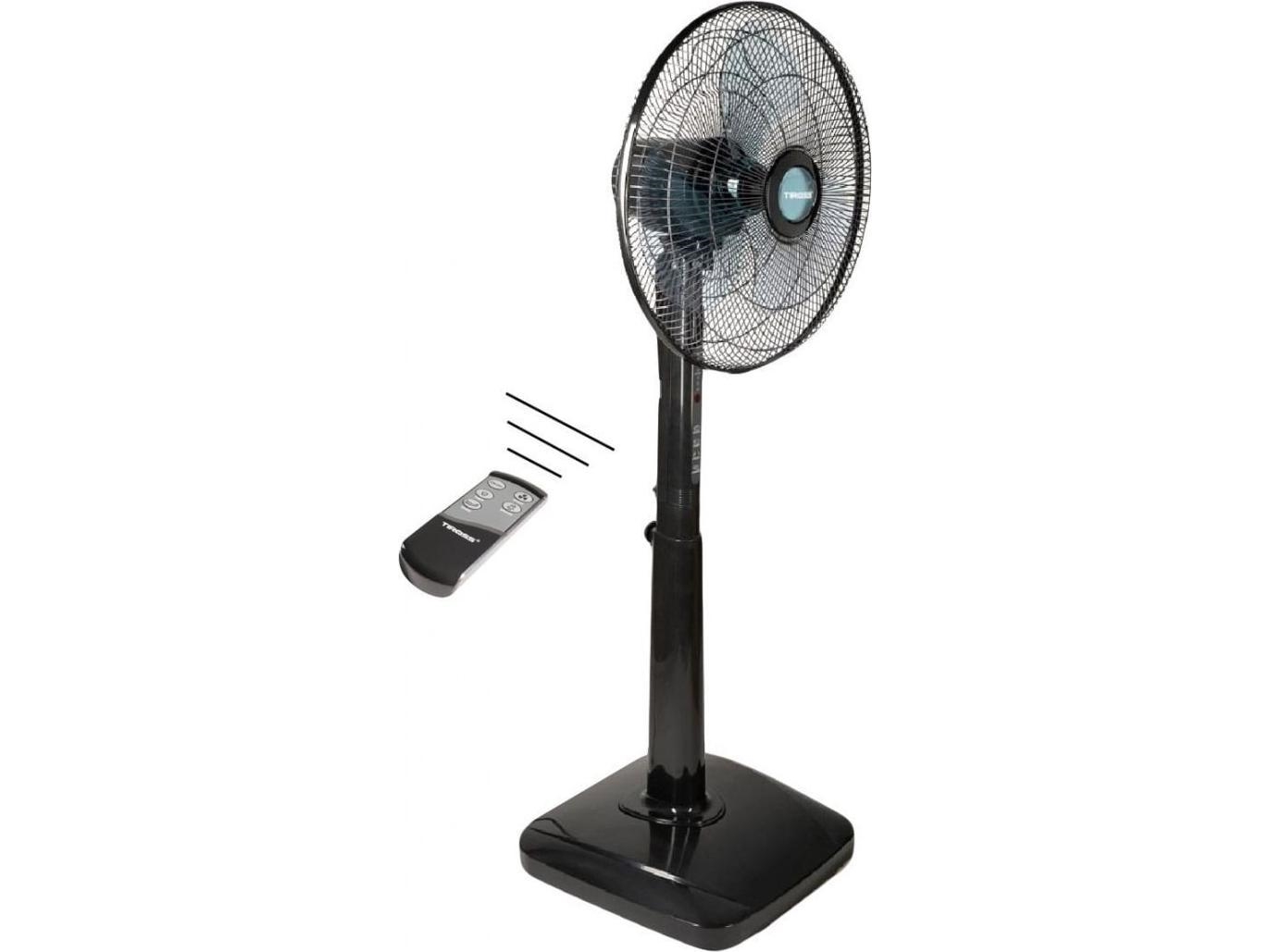 GRINDINIS VENTILIATORIUS SU NUOTOLINIO PULTO PULTU 44CM 50W TIROSS TS-9183