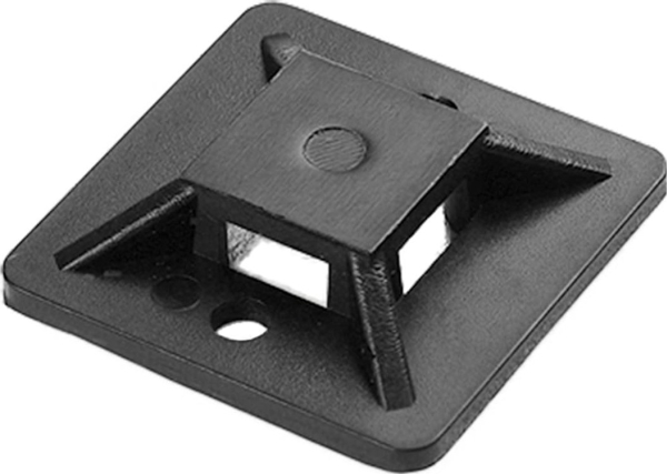 Orno Halter Orno Or-Ae-13206/50 Selbstklebende Kabelbinder 20X20 Mm Schwarz 50 Stk