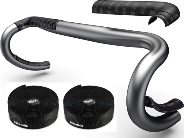Selle Italia Stoßdämpfer-Kit 3Mm Wrap + Schaumstoff-Lenkerpolster, Schwarz (New)