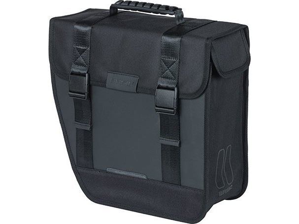 BASIL TOUR WATERPROOF SINGLE PANNIER BAG LEFT 14L, Hook On System, vandtæt venstre sort (NEW 2024)