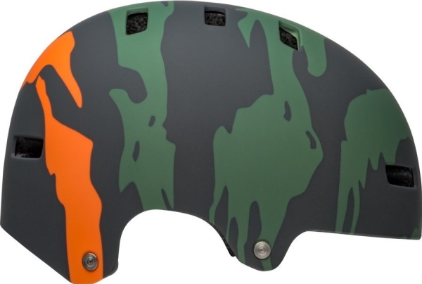 Bell Kask juniorski BELL SPAN Rozmiar kasku: S(51-55 cm), Wybierz kolor: Ravine Matte Green Orange