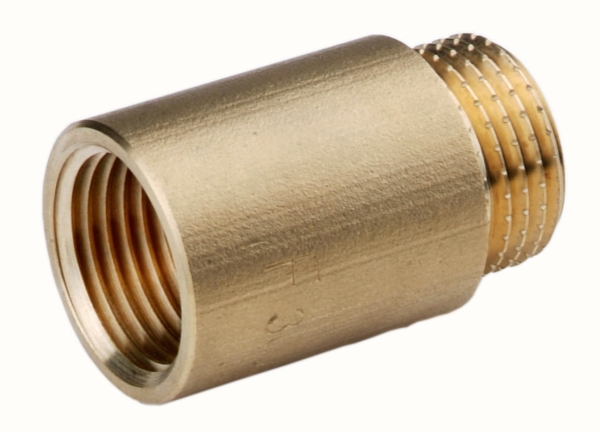 Förlängning i ferromässing 1/2 30mm P30Z | VVS Artiklar - Rör & Kopplingar - Kromat rördelar | GameStuff