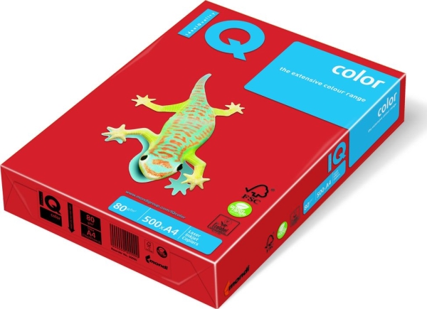 Mondi Xerox-Papir Iq Color A4 80G Rød 500 Ark