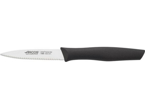 Arcos Schälmesser 85 Mm, 9 Zinken Schwarz Nova