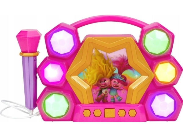 Ekids Boombox Bluetooth-Högtalare + Karaokemikrofon 2-I-1 Trolls Trolls Queen Poppy / Tr-115.Uemv23m