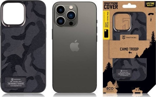 Tactical Tactical Camo Troop Cover for Apple iPhone 13 Pro Max Black standard | Tele & GPS - Mobil tillbehör - Skydd & Väskor | GameStuff