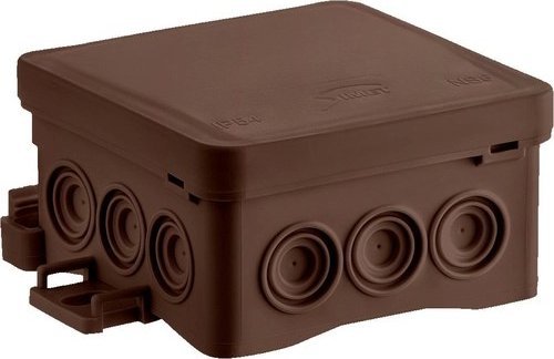 Simet Montageboks I Væg Ns6 Fastboxhook 85X85x40mm, Messing, Simet