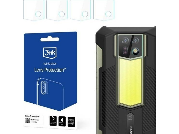 3MK 3Mk Lens Protect Ulefone Armor 24 Beskyttelse af kameralinse 4 stk