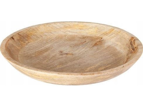 Koopman Runda träfat dekorativ skål 40x7 cm | Bordssättning - Par - Plattor | GameStuff