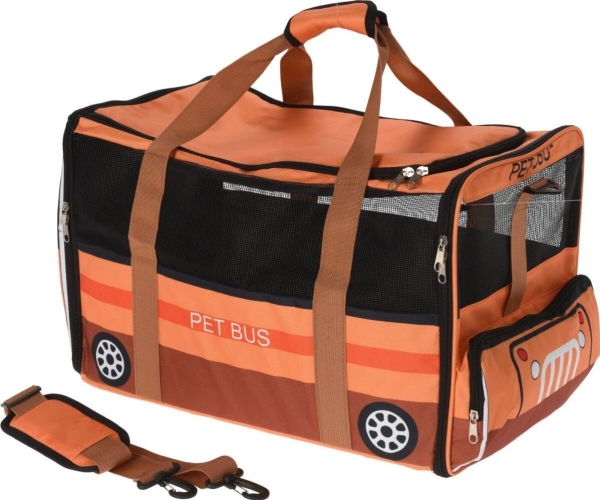 Koopman transporttaske til kæledyr 52x30x32,5 cm pet bus orange