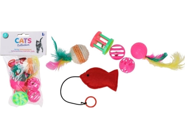 Koopman kattleksaker 6st | Sällskapsdjur - Katt - Katt leksaker | GameStuff