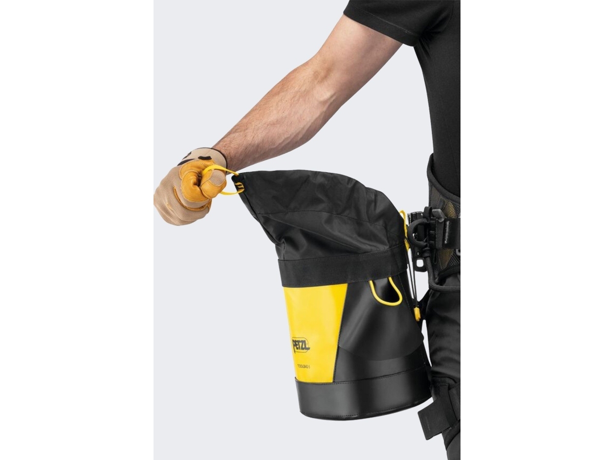 Værktøjstaske TOOLBAG 6 sort/gul