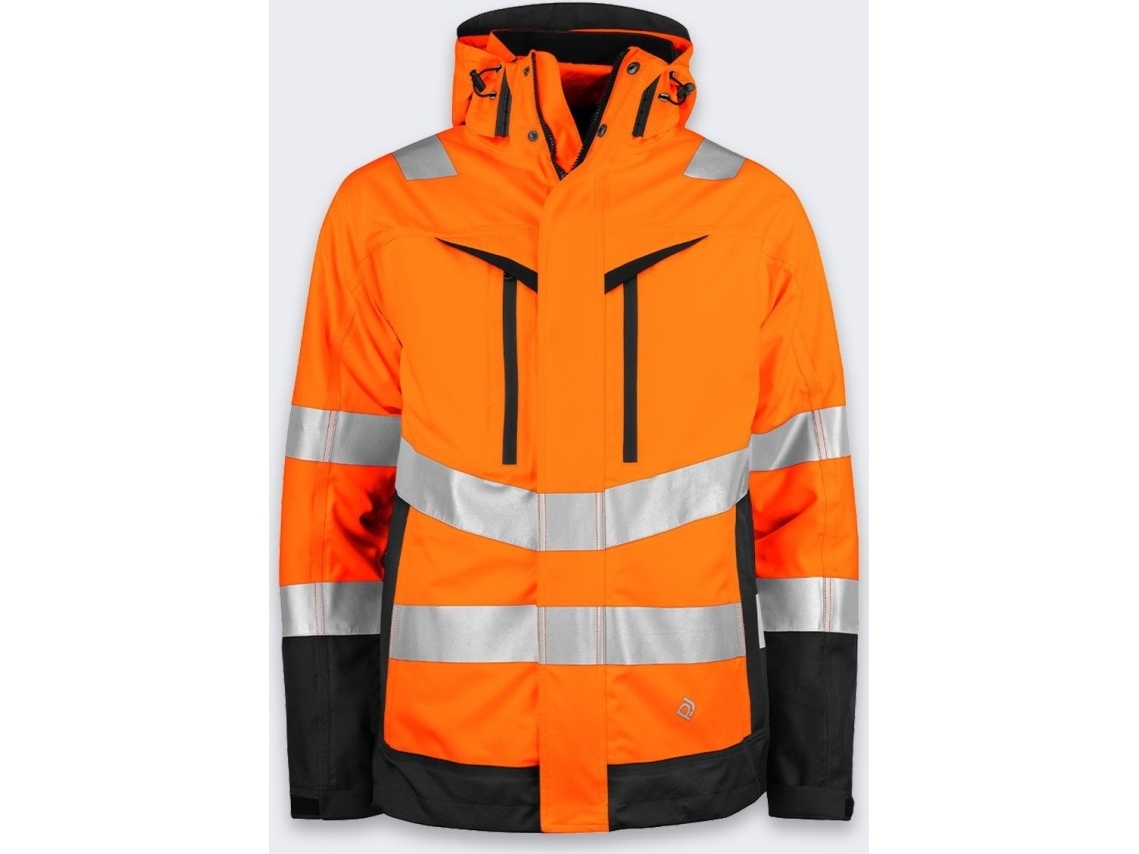 Herren Projob Reflektierende Jacke Projob 6446 3In1 Orange/Schwarz