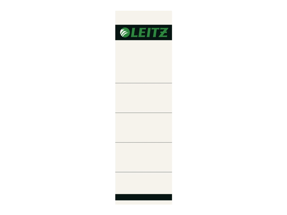 Leitz Rückenschilder Für Plastik-Ordner, Grau, Ordner, Karton, 5,7 Cm, 190 Mm